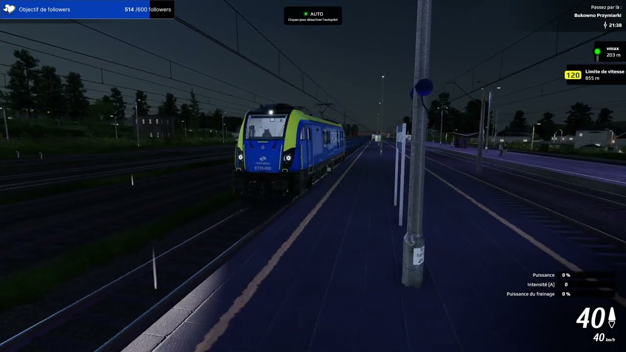 SimRail - Aux commandes d'une ET25 Dragon (let's play FR)