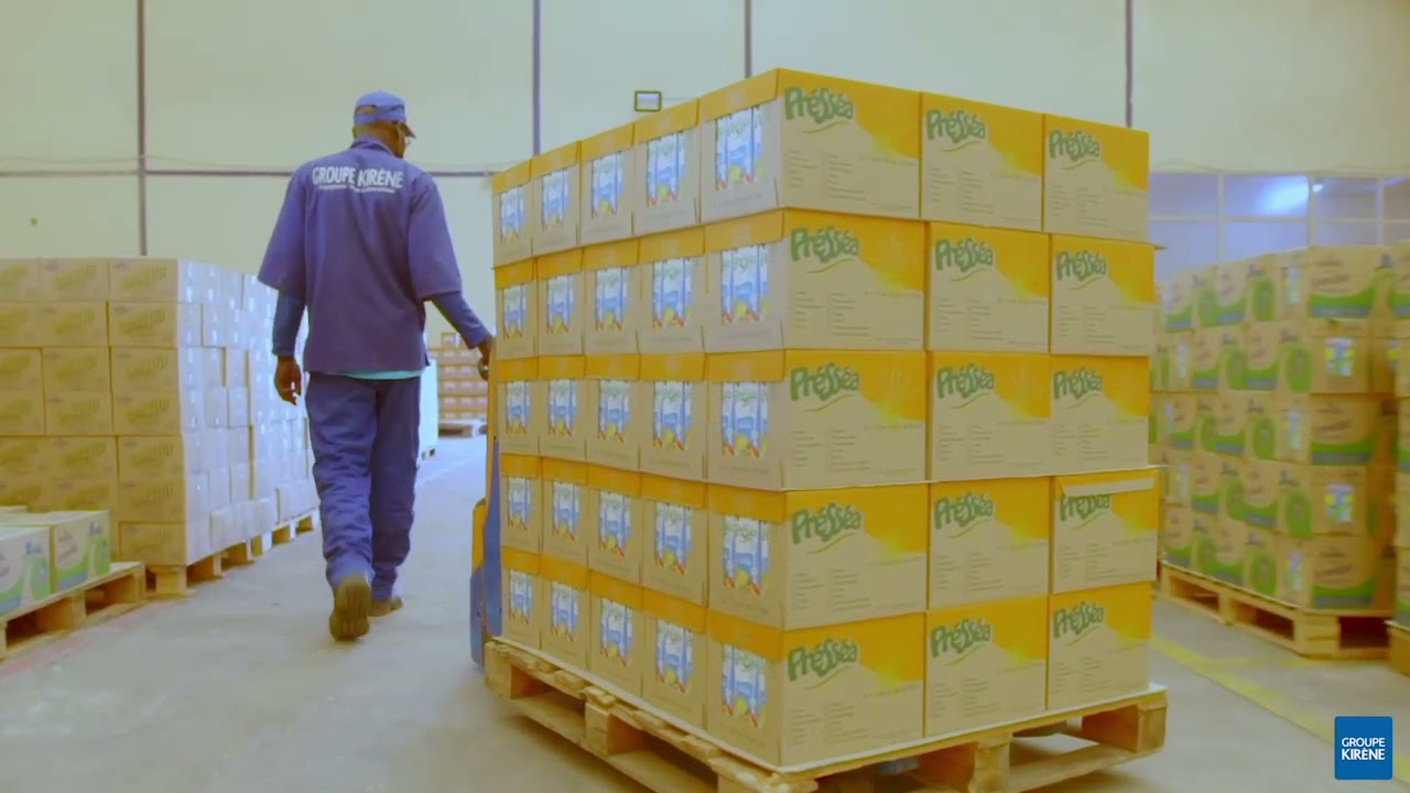 Visite virtuelle des lignes de production du Groupe Kirène