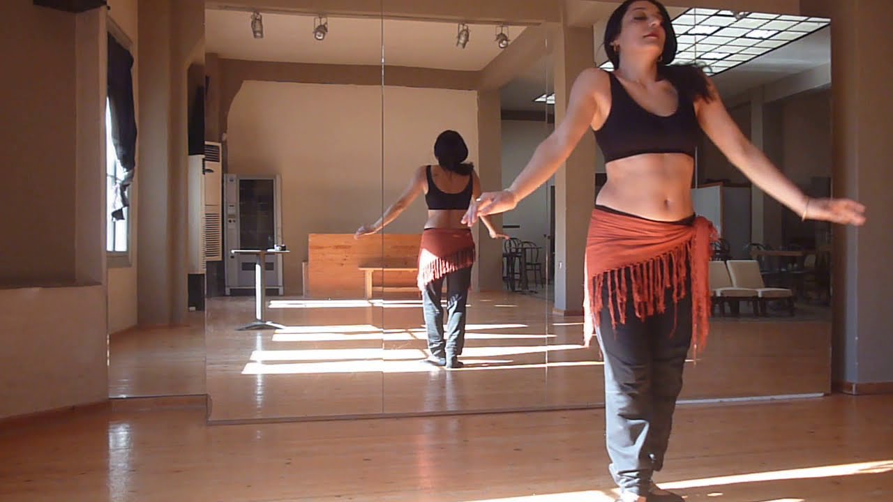 Μάθημα χορός Οριενταλ για αρχάριους| Belly Dance Tutorial | Clase del Danza del Vientre| AsraiDanza
