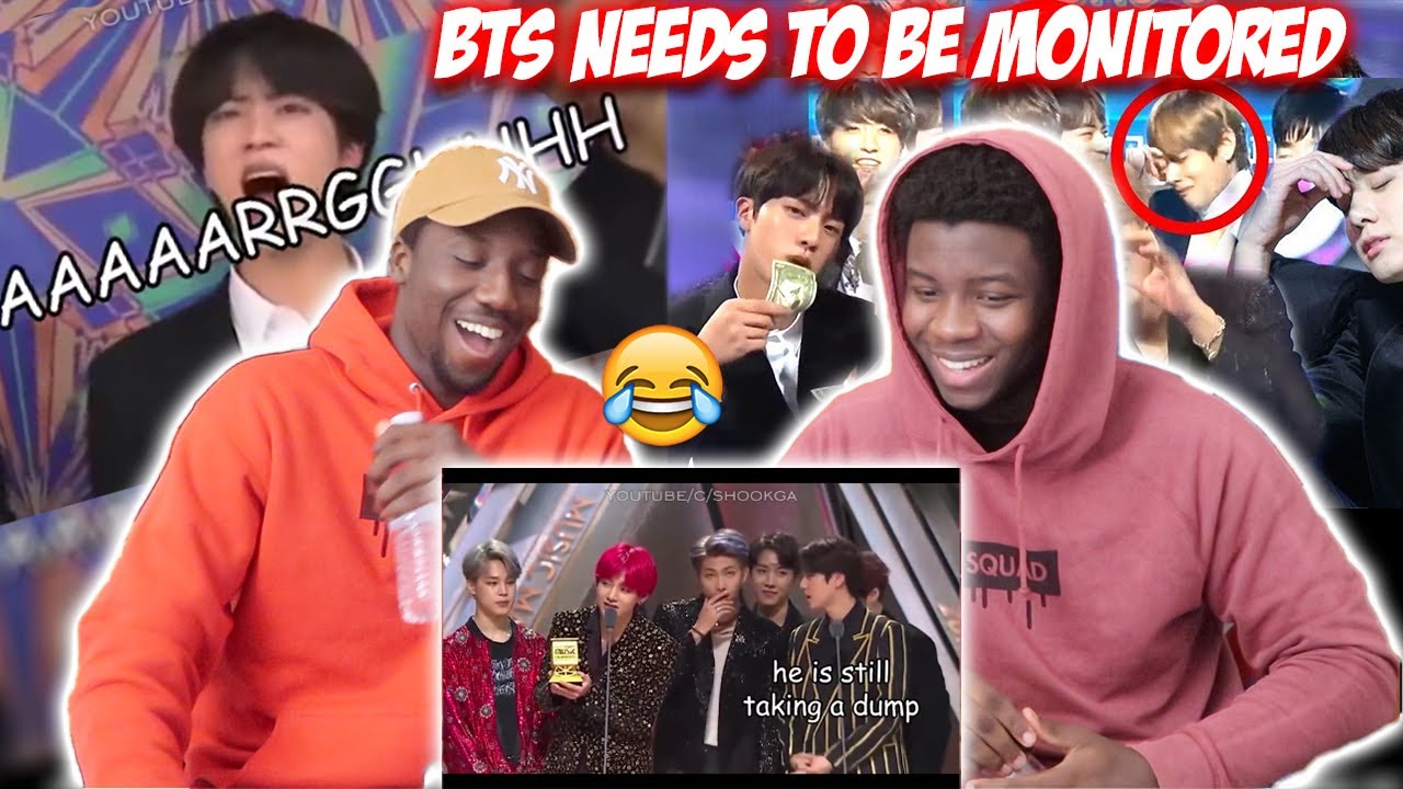 BTS Being Chaotic Crackheads in Award Shows (REACTION)
