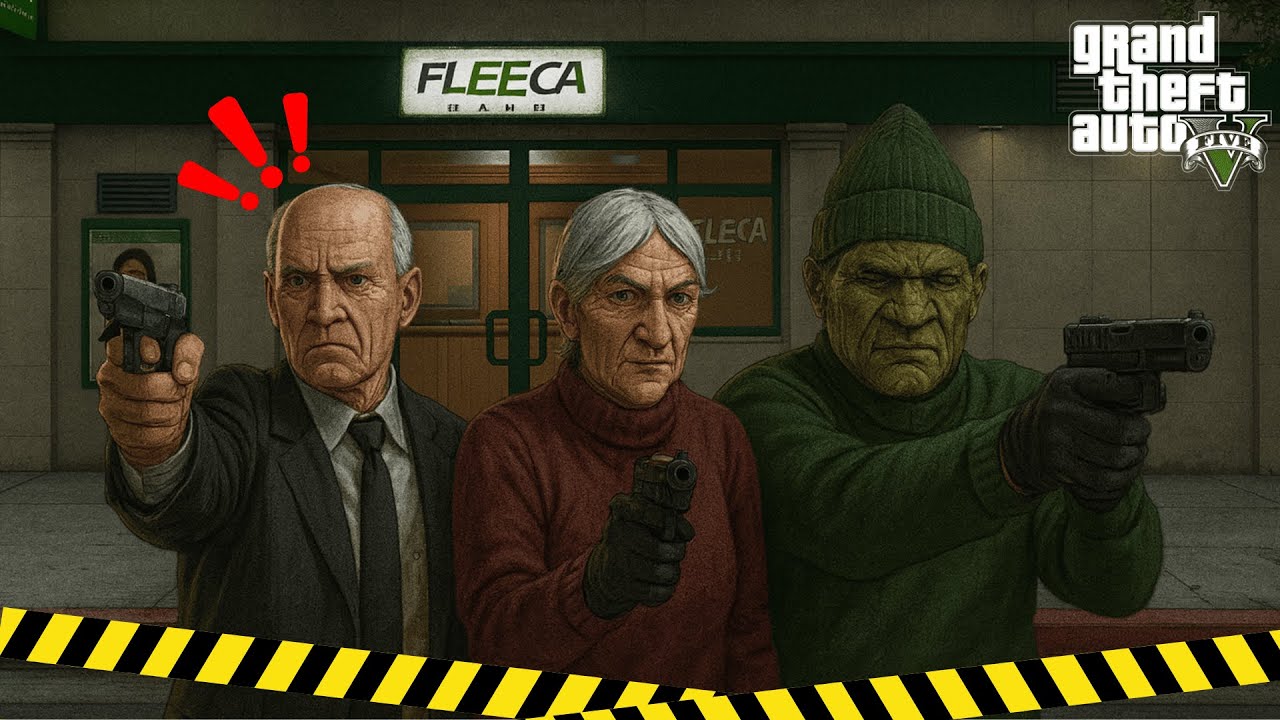 دزدی از بانک با پیر های پرحاشیه ؟ 😂 | Sgt Erickson | GTA RolePlay 🔫