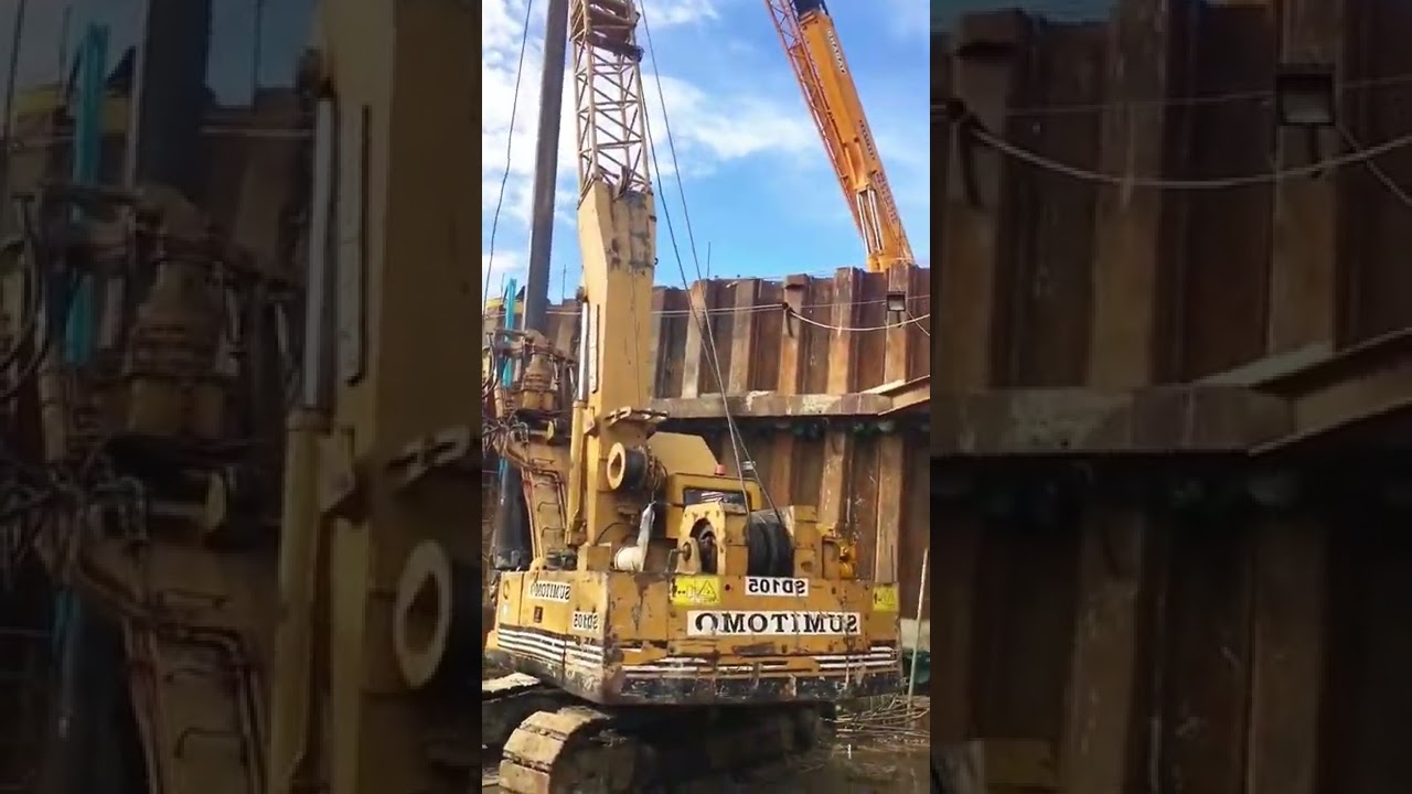 Engin de pieu for&eacute; | bored pile machine