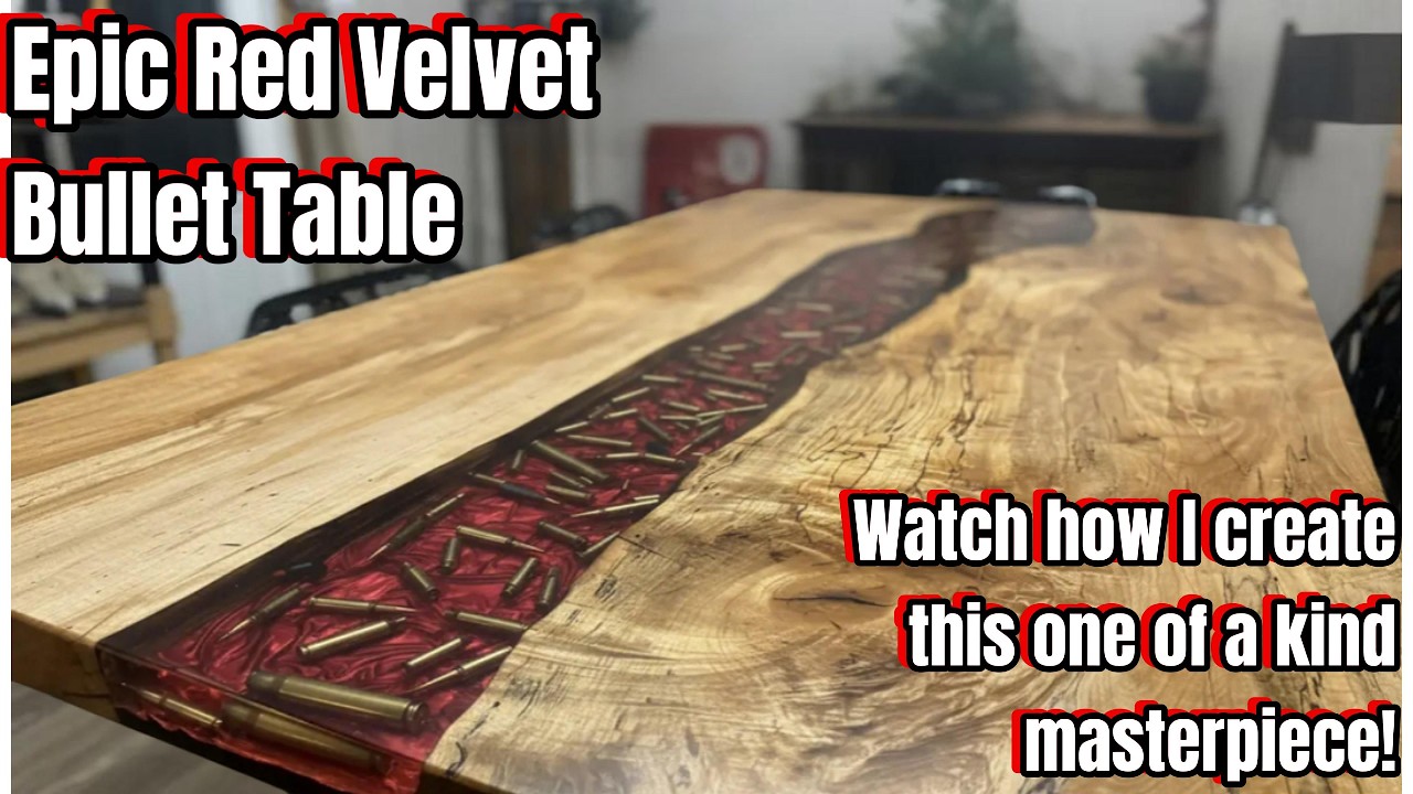 Epoxy Resin Bullet Table