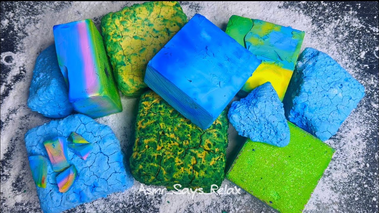 ASMR | Blue And Green Dyed And Pasted Beauties