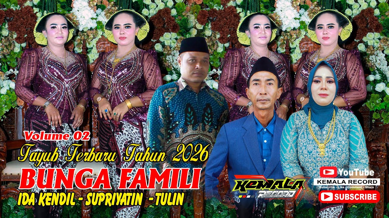 GEBYAR TAYUB VOL 2 BERSAMA BUNGA FAMILI SINDEN IDA KENDIL SUPRIYATI & TULIN