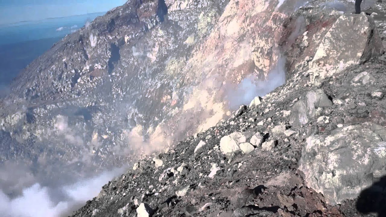 Mayon Volcano summit 2013