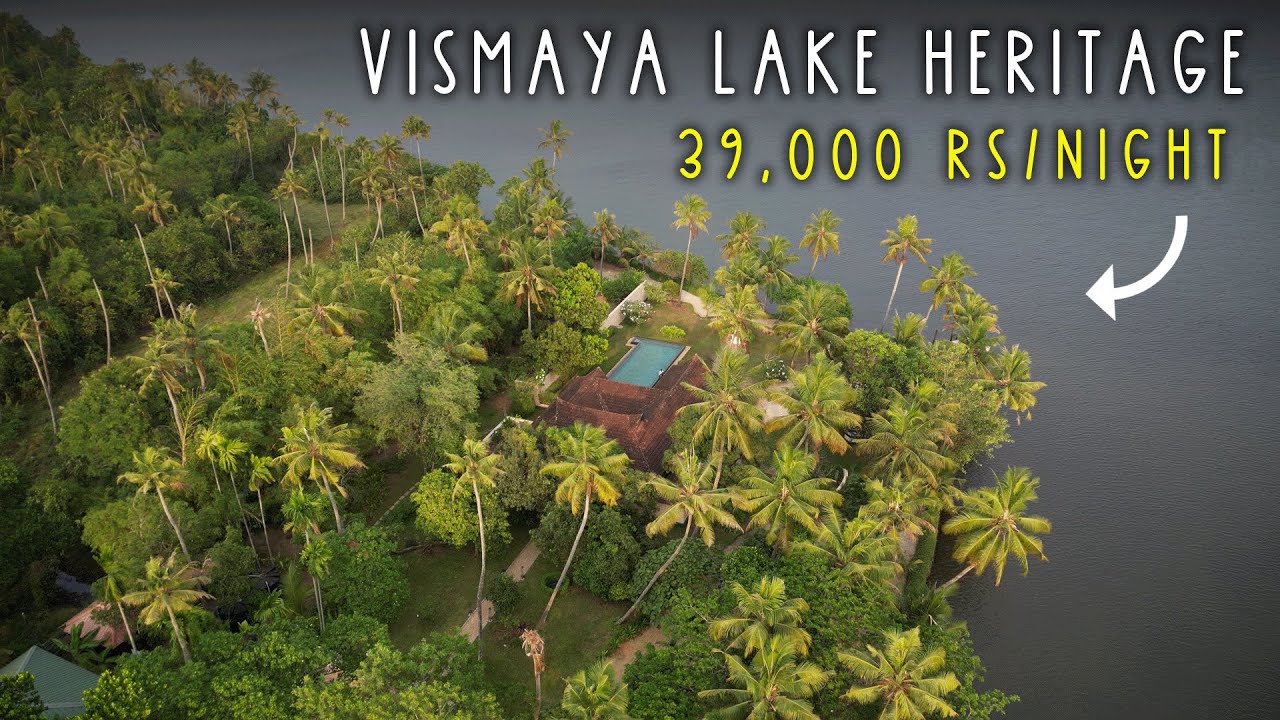 Inside India's Most Luxurious Villa | Vismaya Lake  Heritage, Kumarakom,  Kerala | Travel Vlog