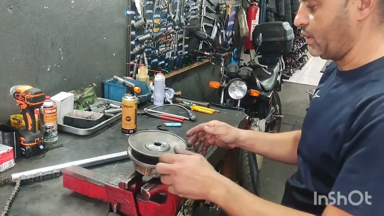 Desmontagem do sistema CVT, PCX 150 Honda