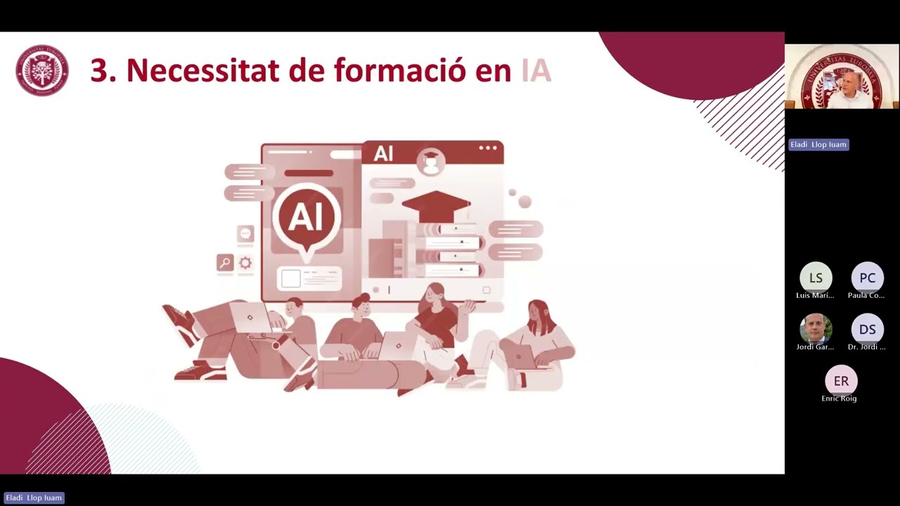 II Fòrum IUAM. "La formació del professorat univ. per a la integració efectiva d'IA" - Ignasi Martín