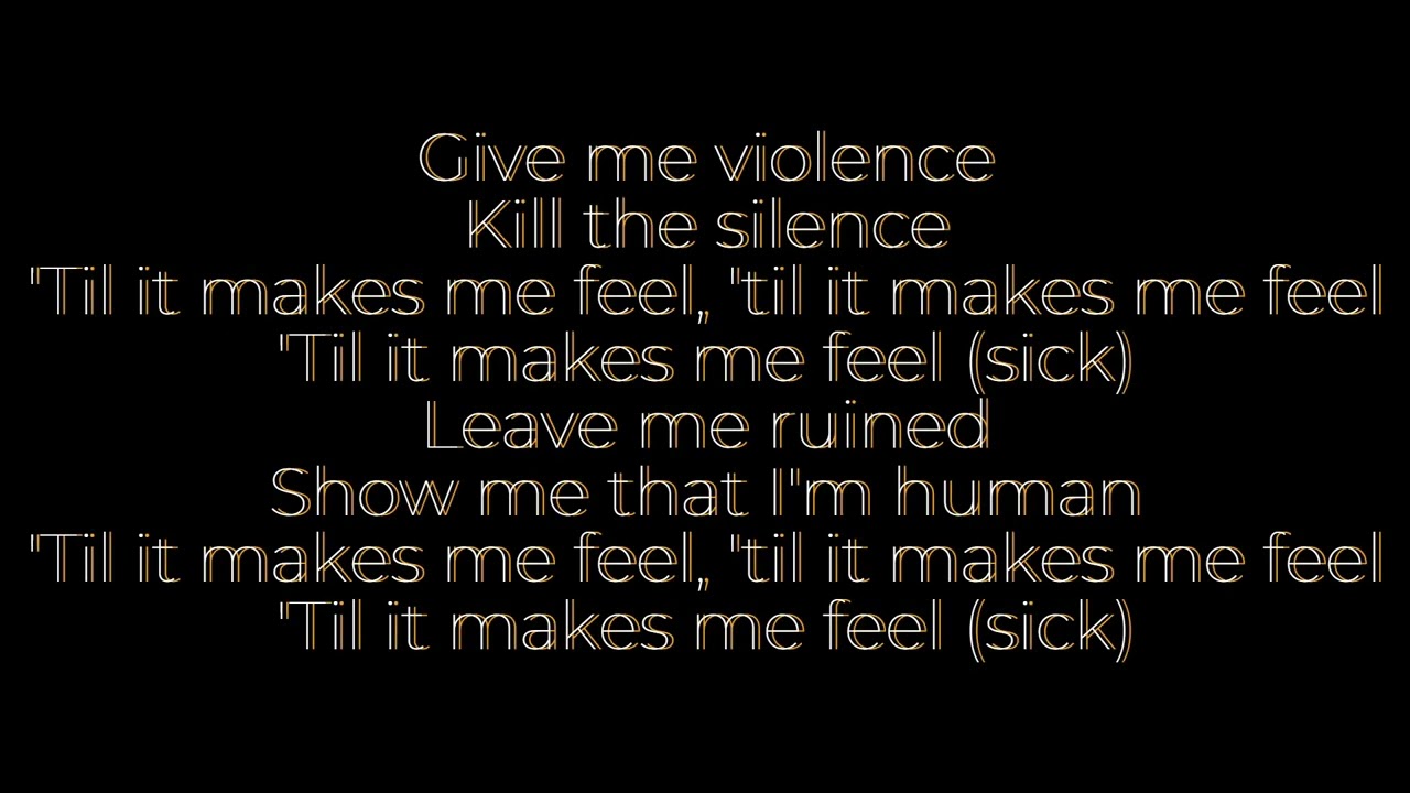S!CK- The Warning- Karioke+ backing vocals+ lyrics