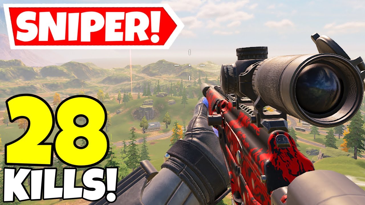 I CHANGED THE AMAX INTO A SNIPER IN CALL OF DUTY MOBILE BATTLE ROYALE!