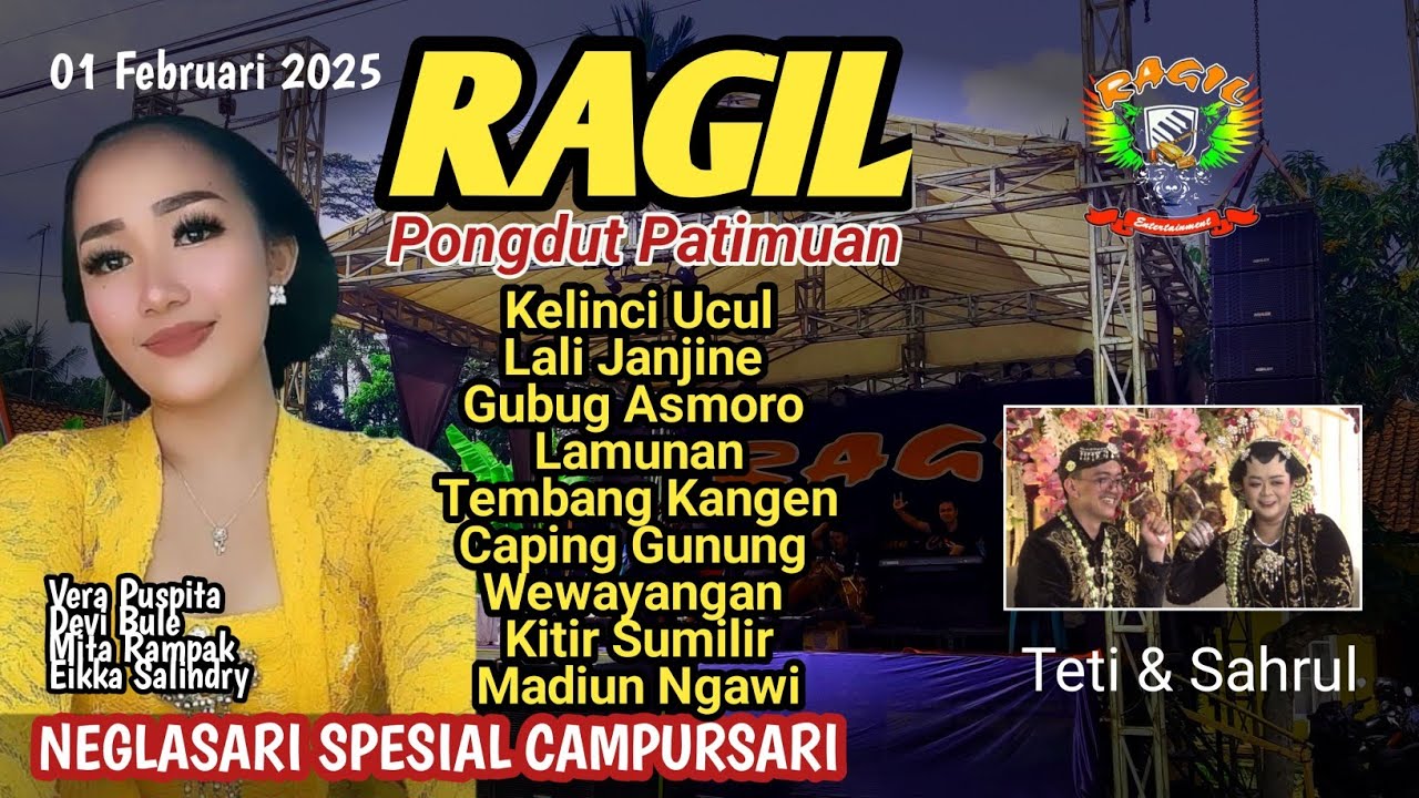 SPESIAL CAMPURSARI KELINCI UCUL - LIVE NEGLASARI SIANG - RAGIL PONGDUT