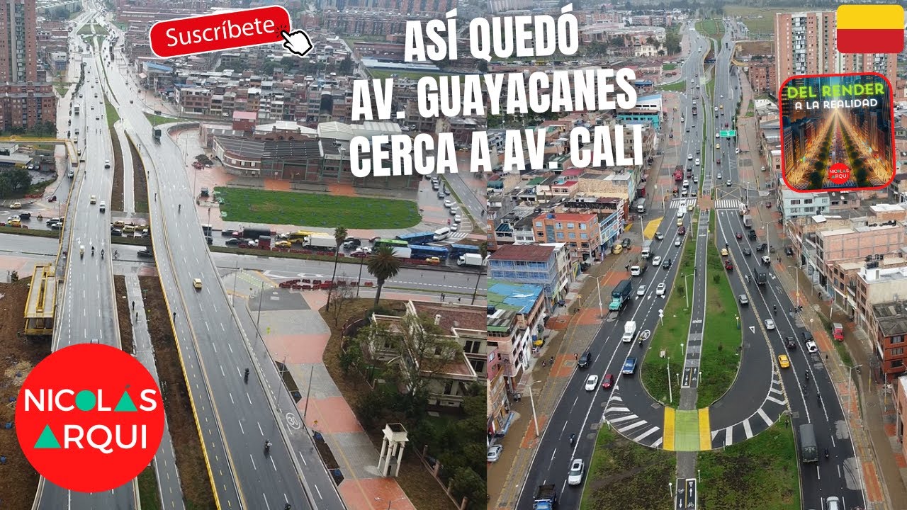 Así es la Avenida Guayacanes cerca de Av. Cali en Bogotá 🇨🇴 - Nueva Sección Del Render A la Realidad