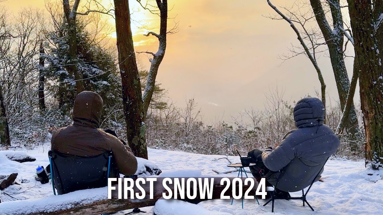 Первый снег в походе 2024 — кольцевая тропа Navel Run Black Forest