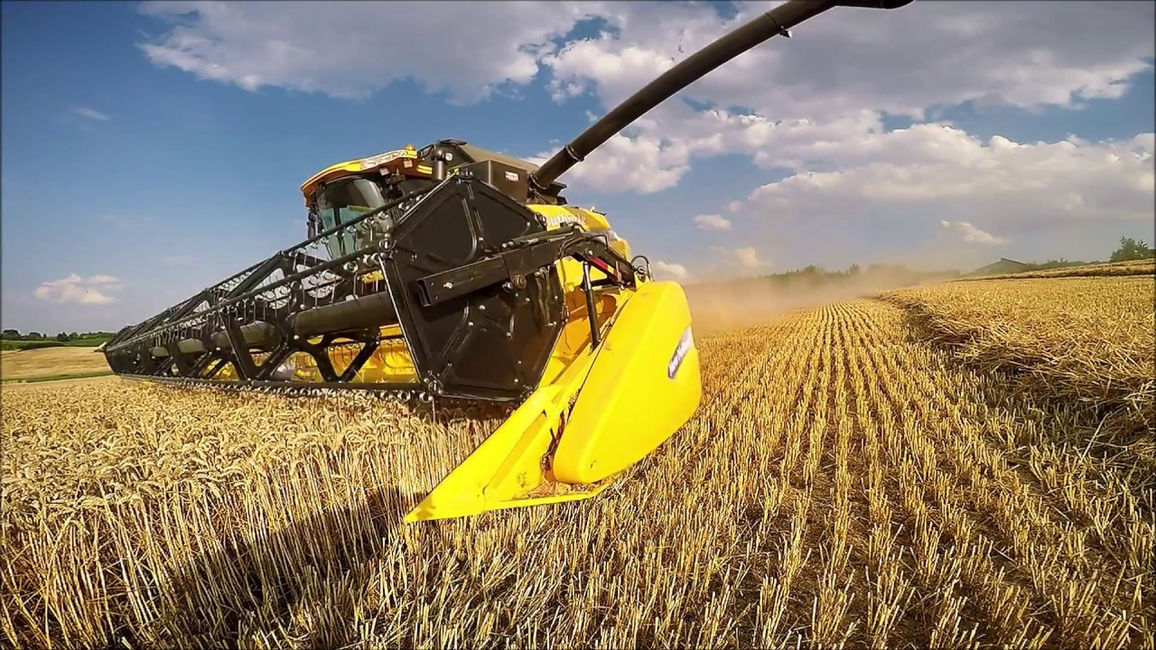 Dreschen 2018/Mähdrescher/New Holland/CR 9070/CR9080/ LU Guthörle