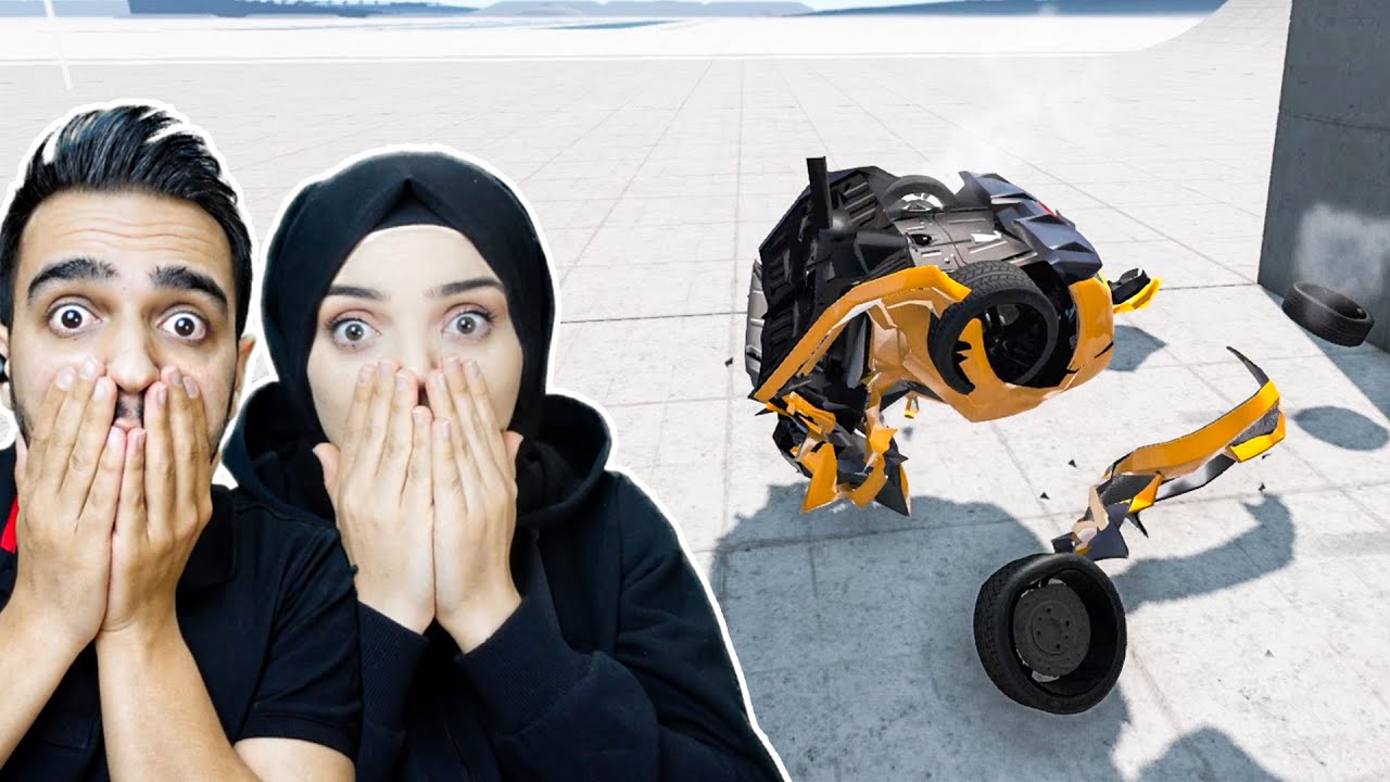 SON HIZ DUVARA ÇARPTIK (ARABA YOK OLDU) !! 😱 | BEAMNG DRIVE