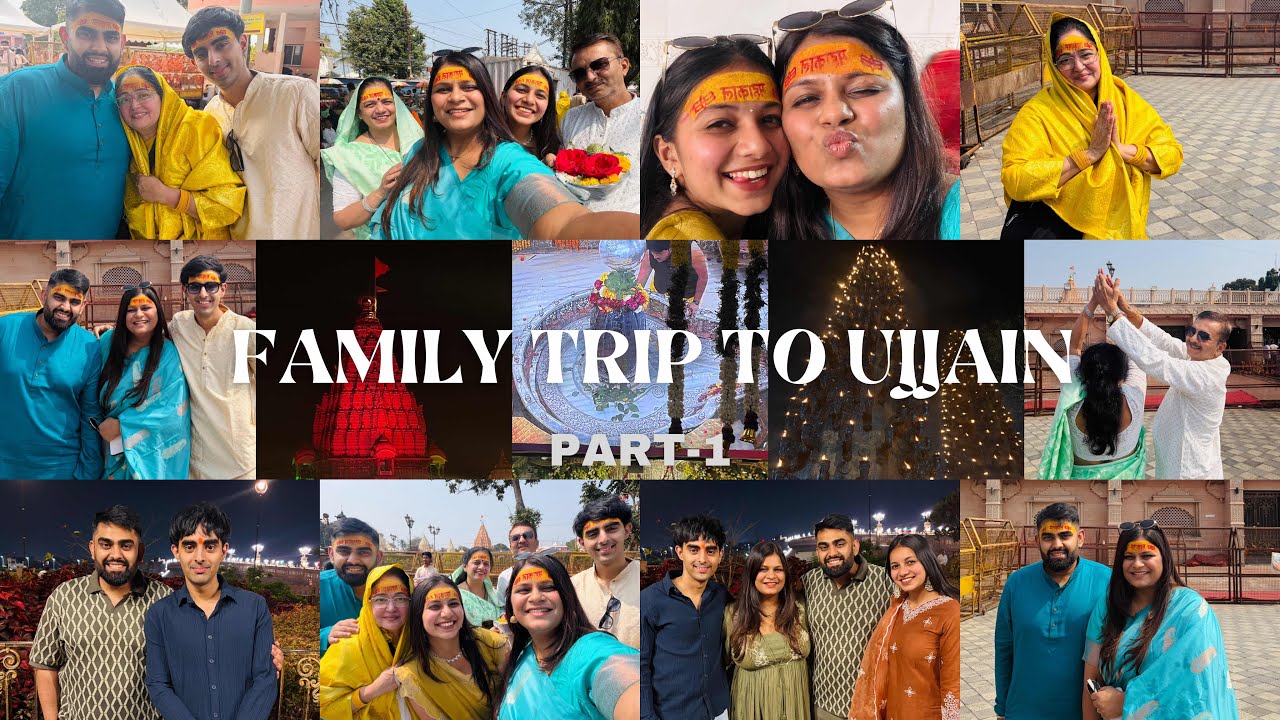 Ujjain Trip with Family- Part 1 🙏✨| Mahakal Bulawa | Ram Ghat Aarti & Harsiddhi Mata Darshan 