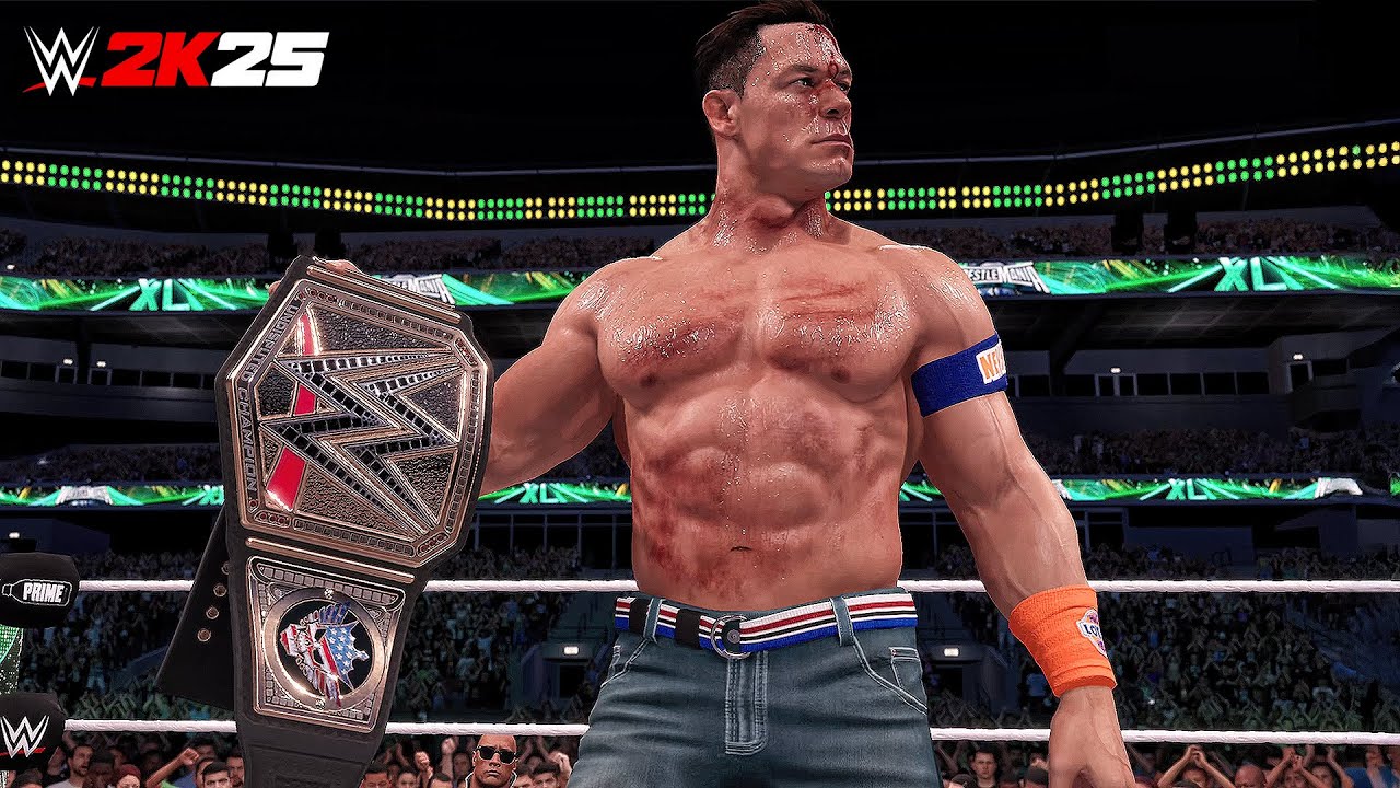 WWE 2K25 John Cena vs Cody Rhodes Match! [4K 60FPS PS5]