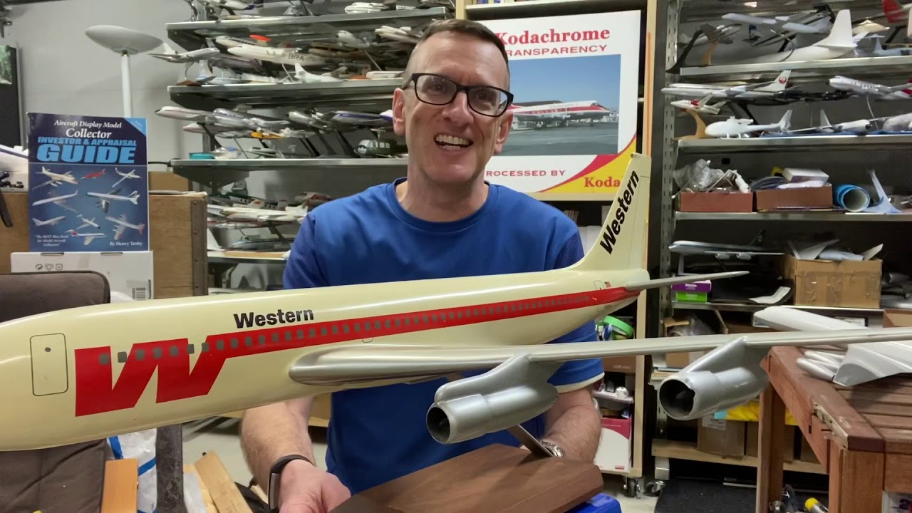 Model Moment with Henry Tenby #16 | Western Airlines Boeing 720 1/60 Pacmin circa 1970