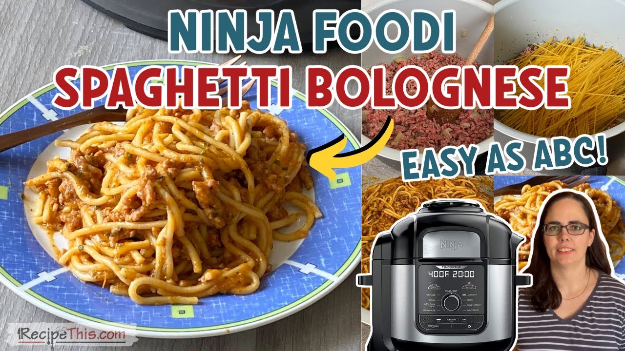 Спагетти болоньезе Ninja Foodi (ЛЕГКИЙ рецепт приготовления в скороварке, вынуть и запустить)