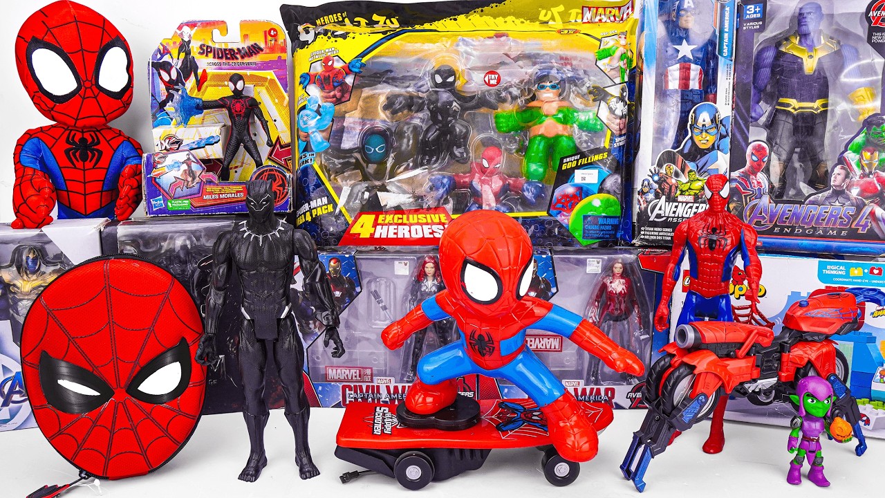Marvel Spiderman Toys Unboxing Review | Ultimate Spider-Man Mask | Marvel Spiderman Collection Toys