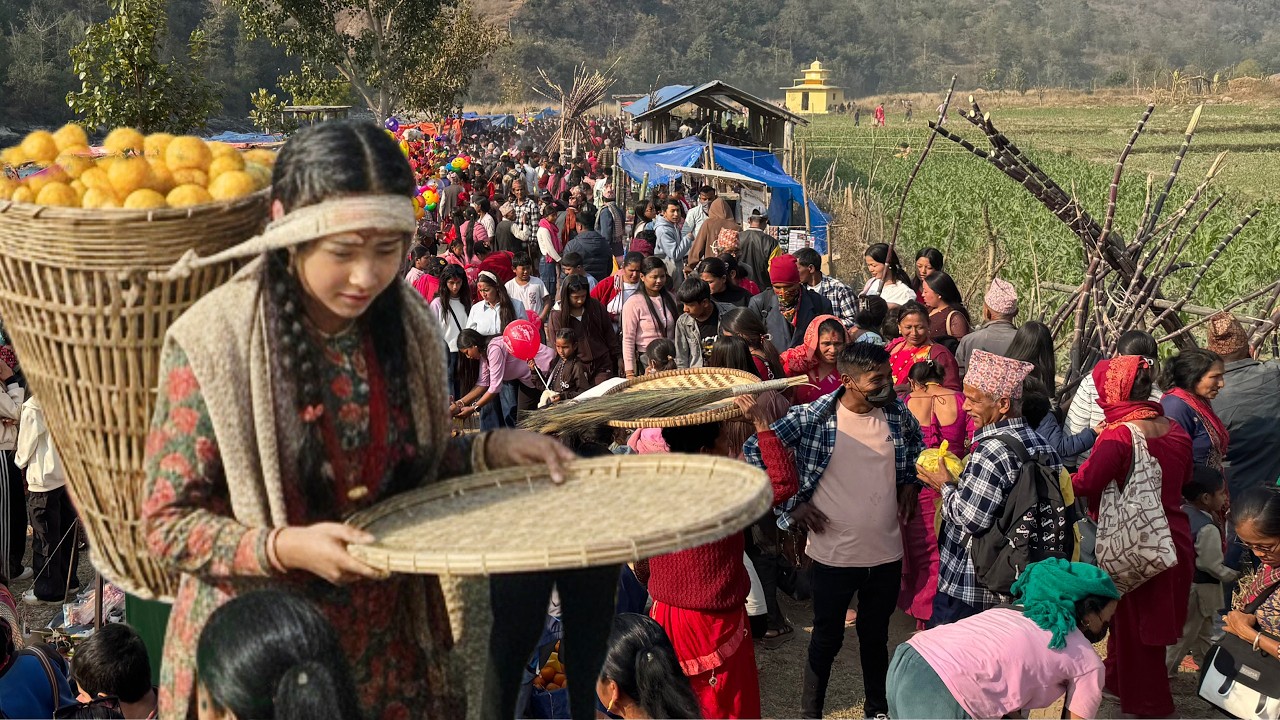 Beautiful Nepali Mountain Village Traditional Life | Village Market Festival Day | Bijaya Limbu