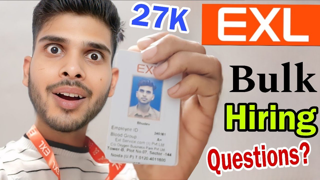 Bulk Hiring in EXL | Accounts Receivable | RTR | Work From Home | EXL Company | The Ravi Vlogs