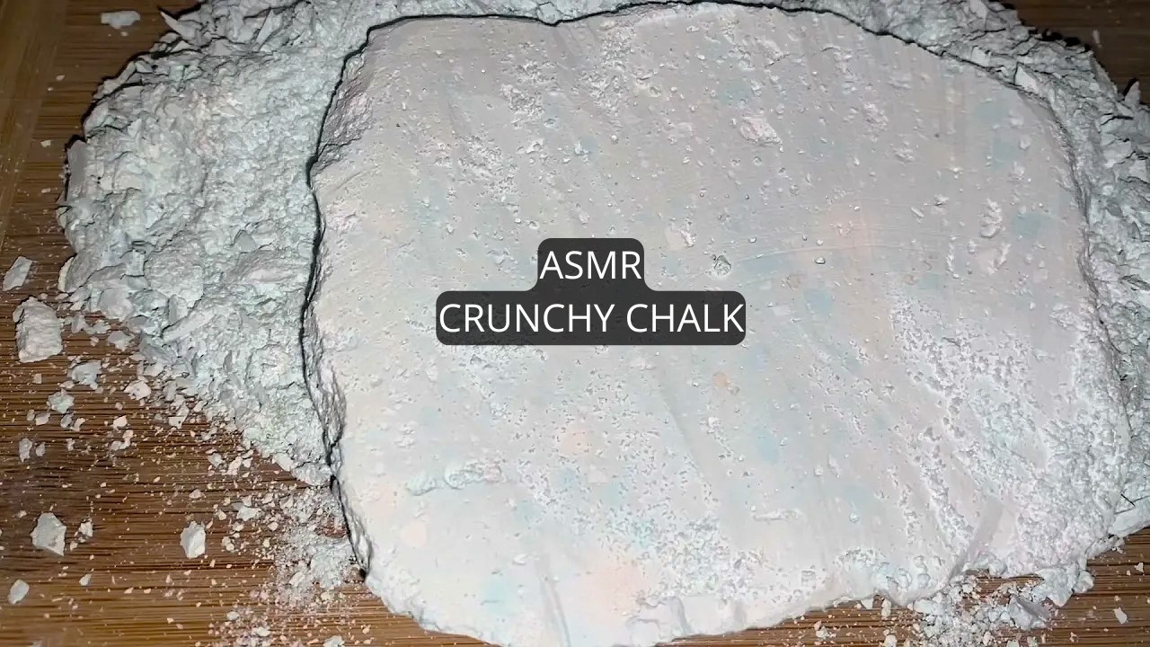ASMR Gym Chalk Crushing ⬜ Tiza Reformada Súper Crujiente