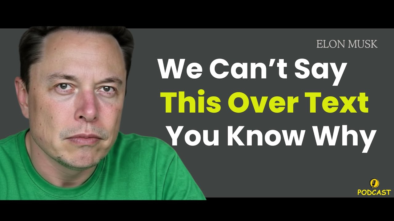 Elon Musk: We Need to Talk Face-to-Face… You Know Why ?