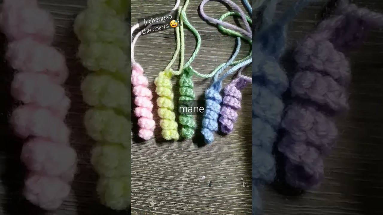 crocheting a unicorn? 🦄 #amigurumi #crochet #unicorn