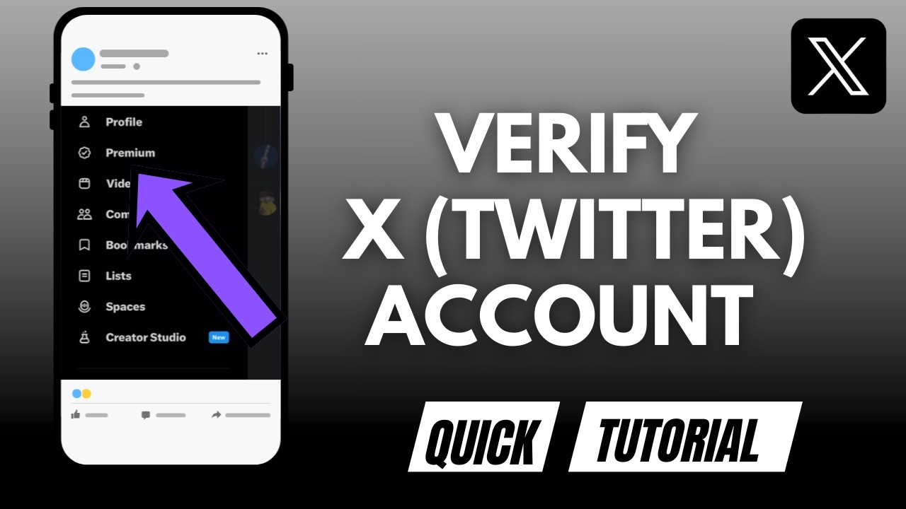 How To Verify X Twitter Account