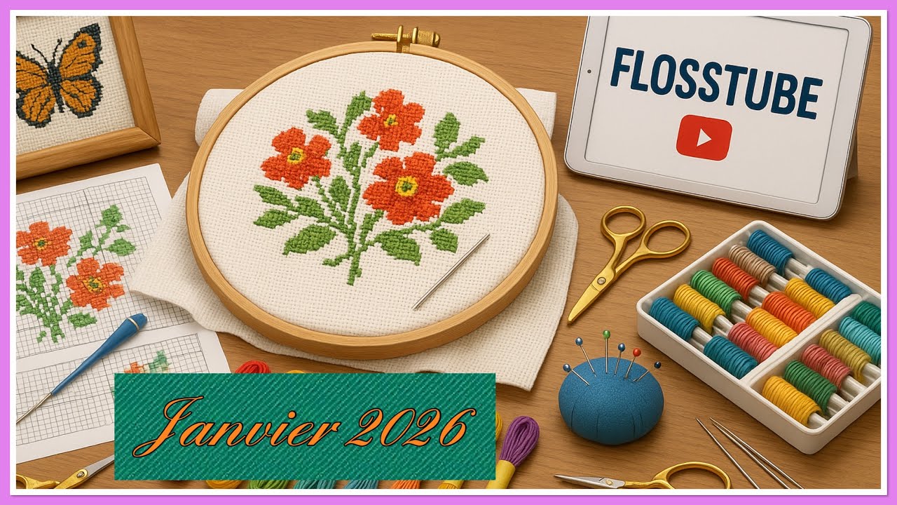 #flosstube janvier 2026 #pointdecroix
