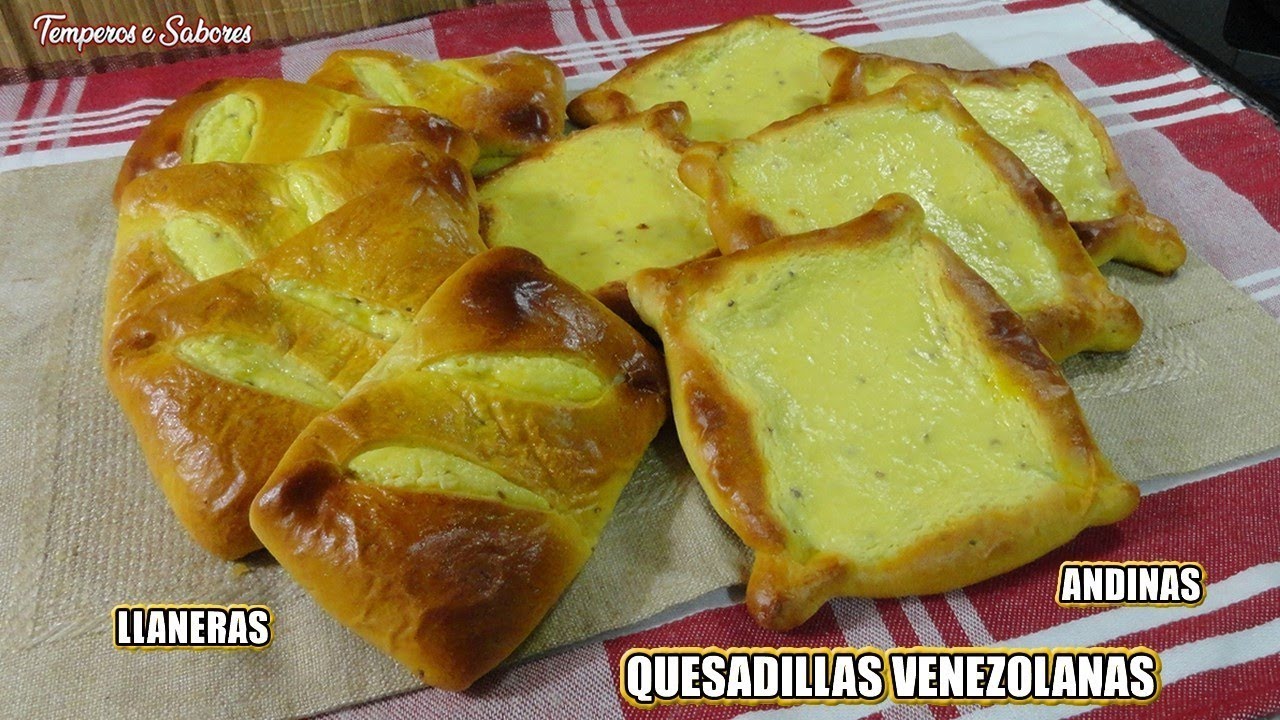 QUESADILLAS VENEZOLANAS ANDINAS Y LLANERAS POSTRE RIQUISIMO RECETA COMPLETA