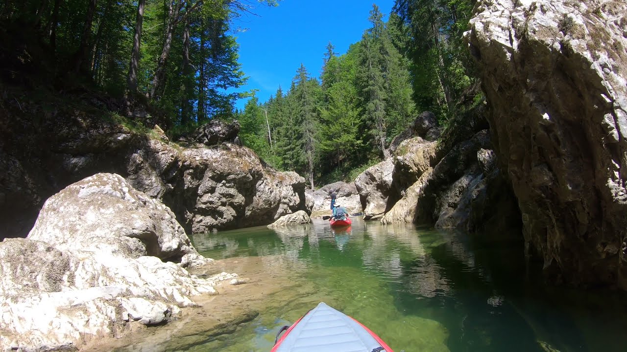 Die Walchenklamm zu Fuß und mit dem Kajak