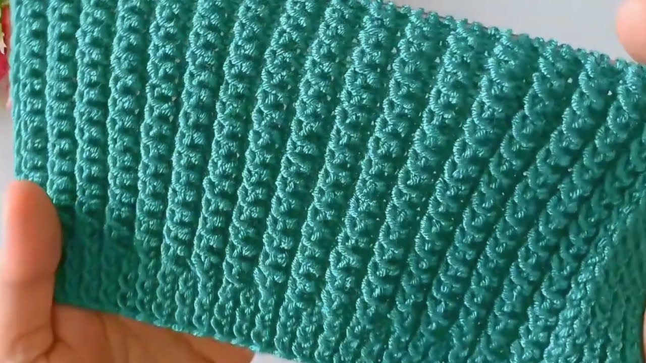 TEK SIRADAN OLUŞAN ŞİŞ ÖRGÜ MODELİ YAPILIŞI👌EASY NEEDLE KNITTING PATTERN MAKING 👌KOLAY YELEK ÖRNEĞİ 