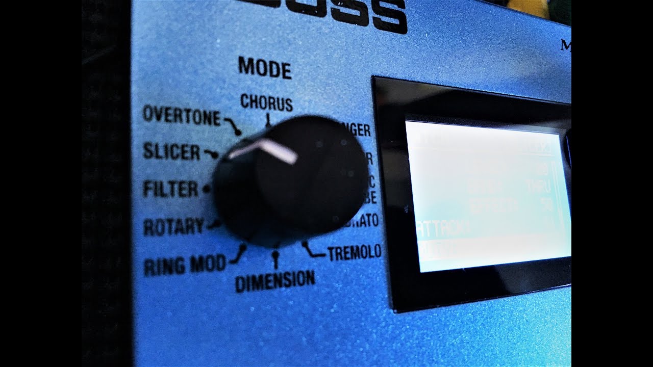 Boss MD-500 - Slicer Mode - Parameter Tweaking Demo!