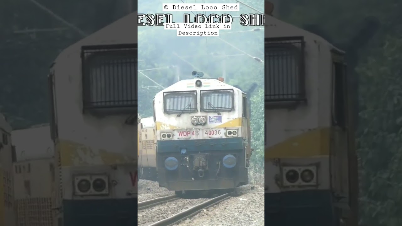 The most Unique WDP4B Diesel Engine !! @DIESELLOCOSHED #shorts