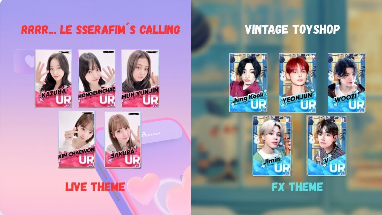 Rhythm Hive - Live Theme (Rrr... Le Sserafim's Calling) y FX Theme (Vintage ToyShop Vol. 1)