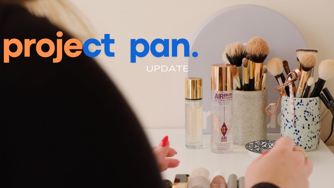 Project pan update #2 | using up some beauty products
