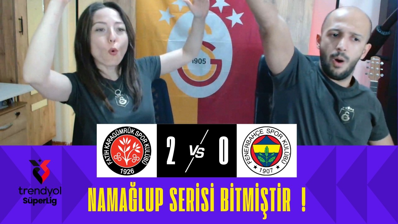 FATİH KARAGÜMRÜK SK 2-0 FENERBAHÇE MAÇ TEPKİ VİDEOSU🔥 KARAGÜMRÜK FENERBAHÇE'Yİ YAKTI !