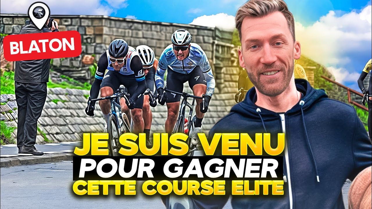 Je viens pour Gagner la Course ÉLITE de Blaton !