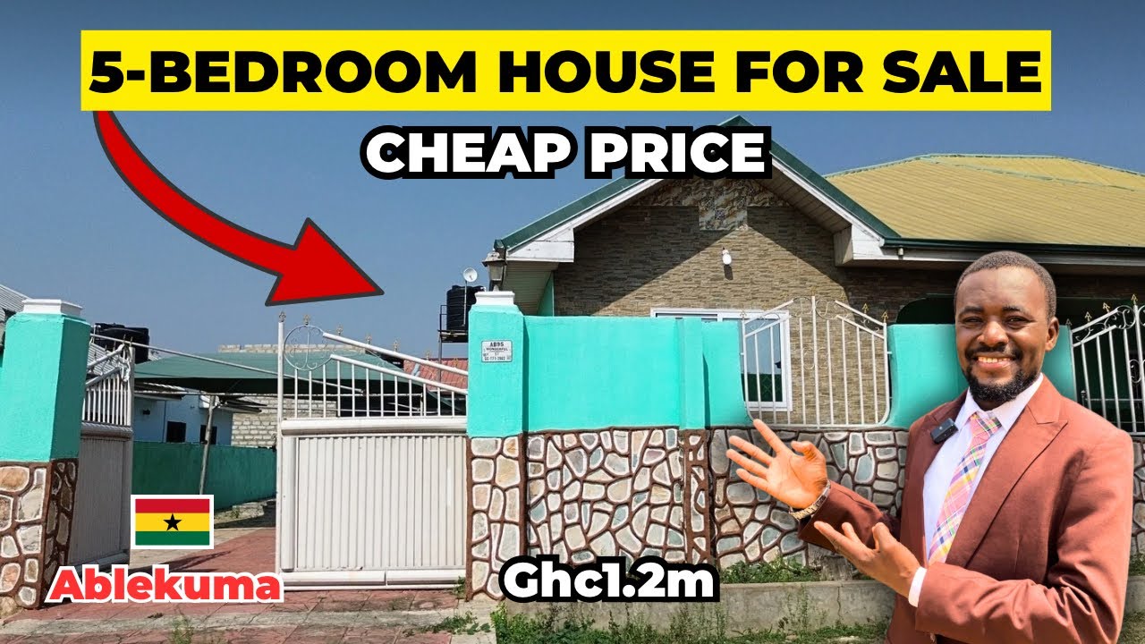 5-bedroom house with office space for sale at Ablekuma, Accra-Ghana || Ghc1.2m