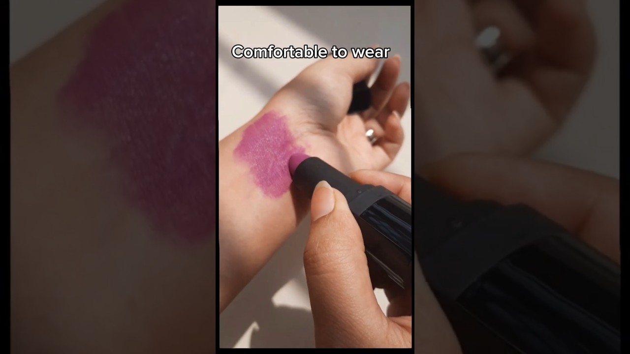 Avon True Color Perfectly Matte Lipstick | Shade Name P202 Hot Plum #youtubeshorts #lipstick #shorts