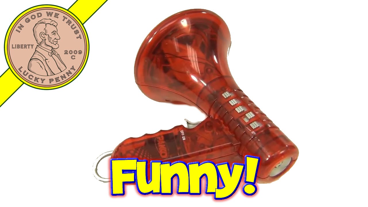 Toy Megaphone Sound Voice Modulator Changer Red Speaker Horn