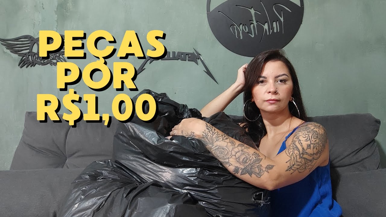 LOTE DE BRECHO: GARIMPO DE 100 PECAS!!!