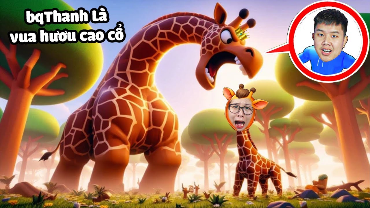 bqThanh Là Vua Hươu Cao Cổ Có Cái Cổ Dài Nhất Thế Giới, Cắn Mọi Thứ Troll Ốc?!