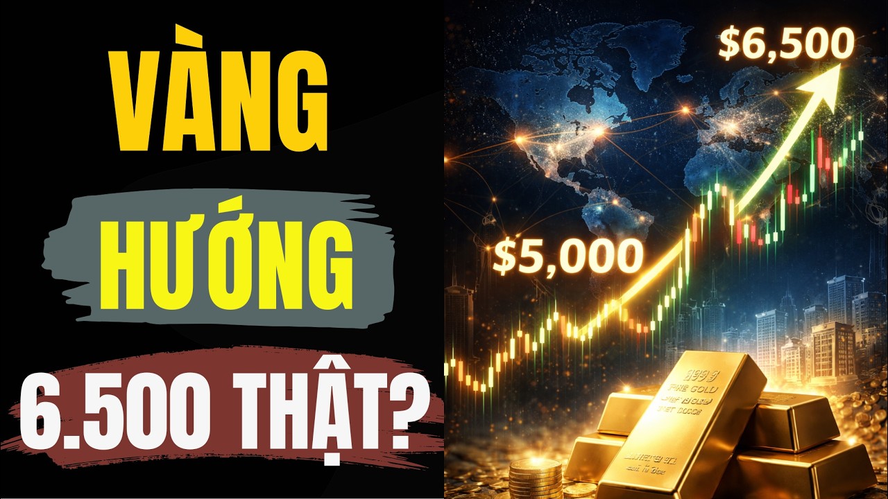 Vàng vượt 5.000 USD rồi đi đâu? Kịch bản 6.500 USD và bí mật dòng tiền toàn cầu| BÍ MẬT TRIỆU ĐÔ