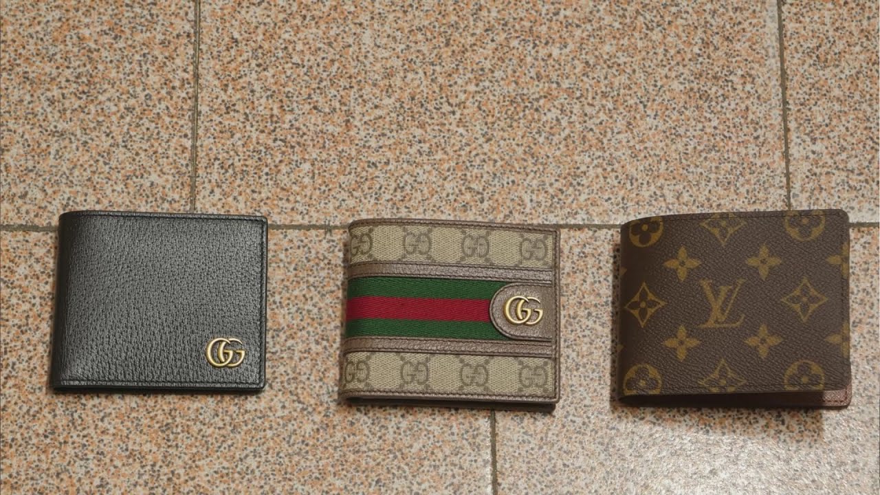 Portafogli Gucci Marmont, Gucci Ophidia, Louis Vuitton Multiple