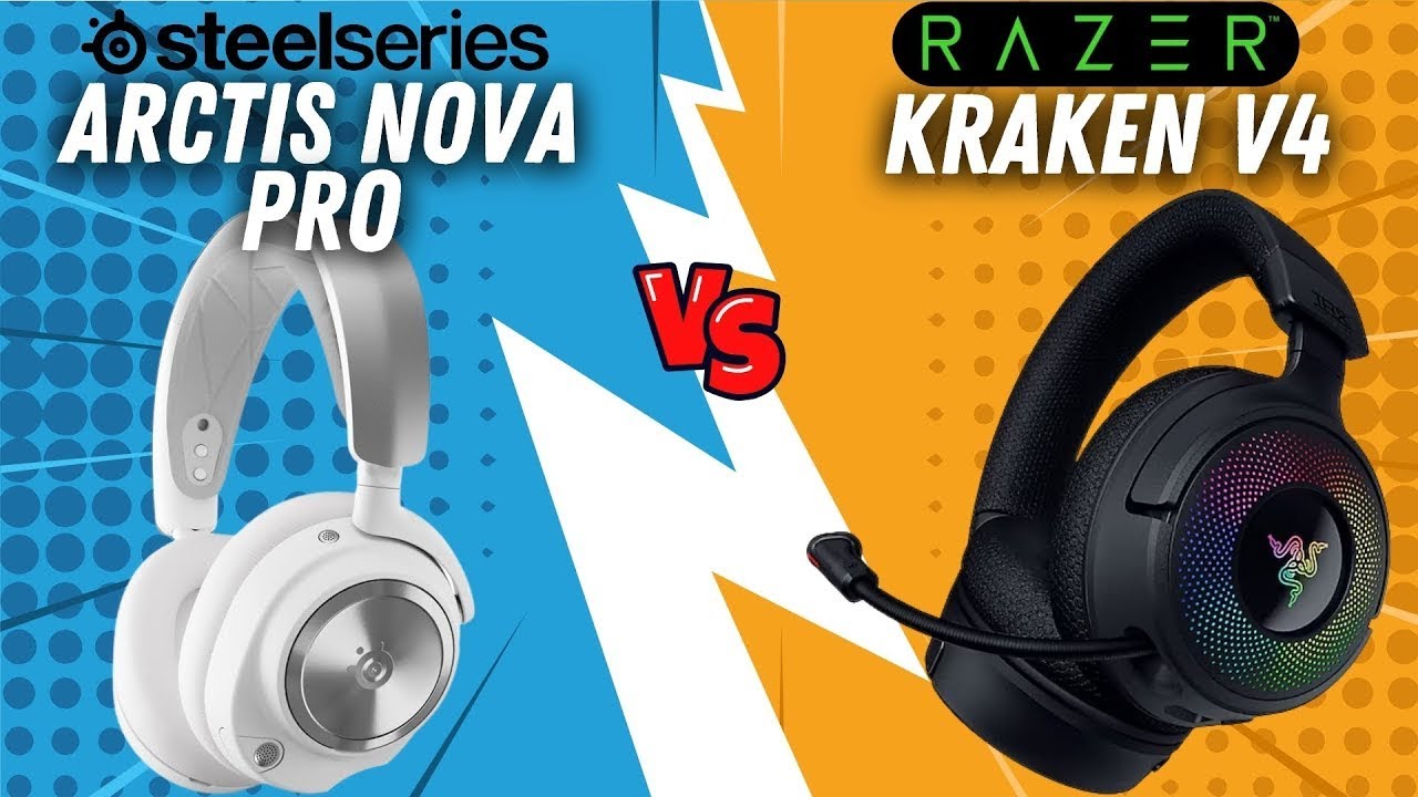 Razer Kraken V4 Pro, Steelseries Nova Pro Wireless Kisa Karsilastirma