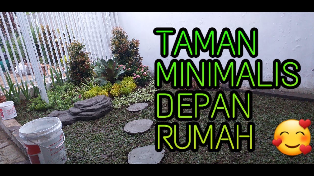 TUTORIAL MEMBUAT TAMAN MINIMALIS MODERN DIDEPAN RUMAH  - GARDEN STYLE